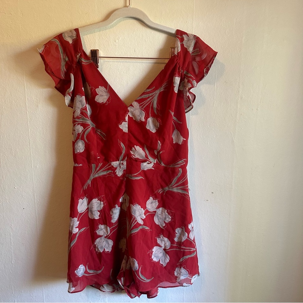 Kimchi Blue Chiffon Romper Size 6